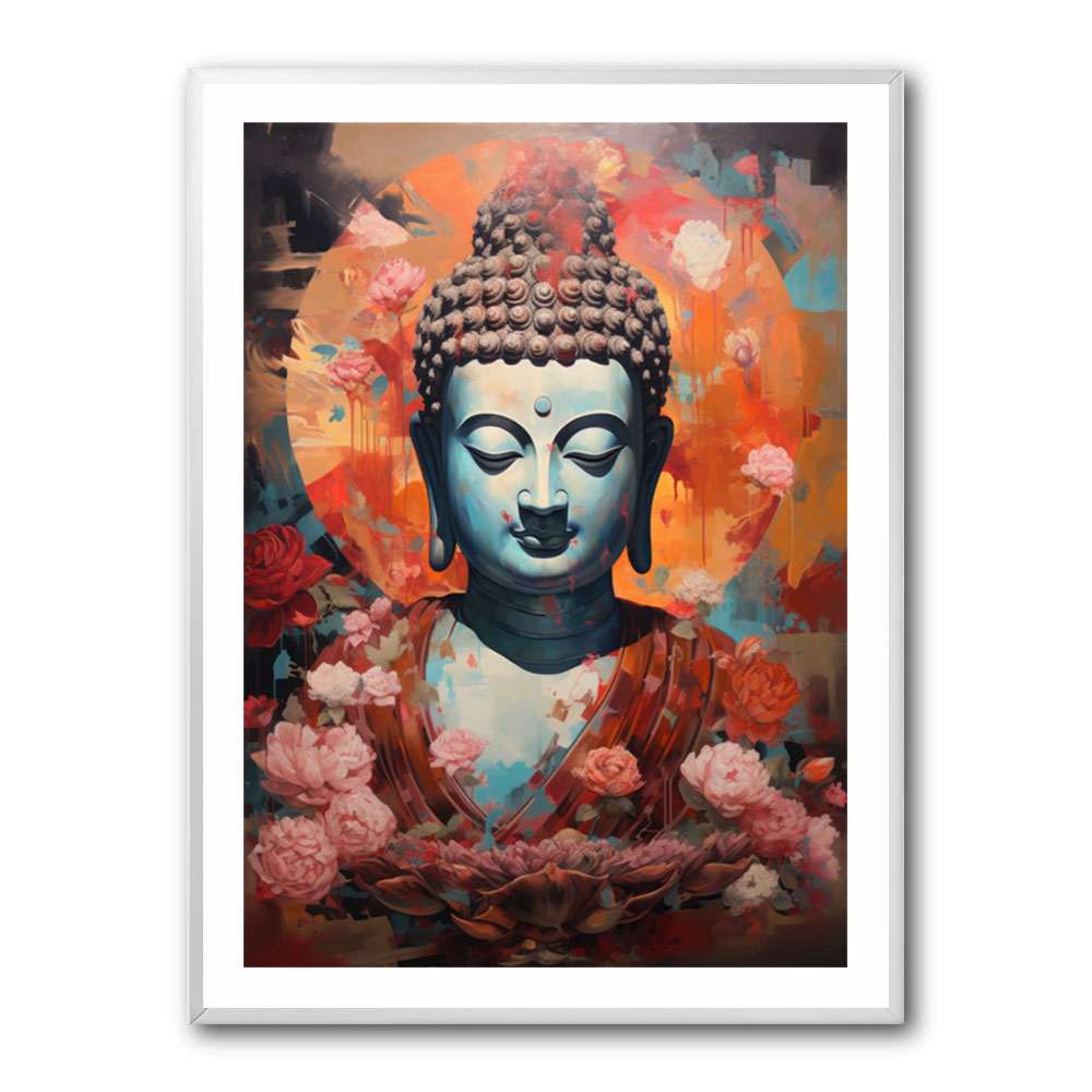 Buddha Flowers 2 Wall Art Buddha Flowers 2 Wall Art