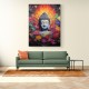 Buddha Flowers 3 Wall Art