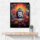 Buddha Flowers 3 Wall Art