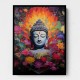 Buddha Flowers 3 Wall Art