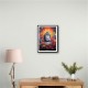 Buddha Flowers 3 Wall Art