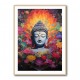 Buddha Flowers 3 Wall Art