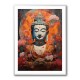 Buddha Flowers 4 Wall Art