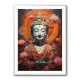 Buddha Flowers 5 Wall Art