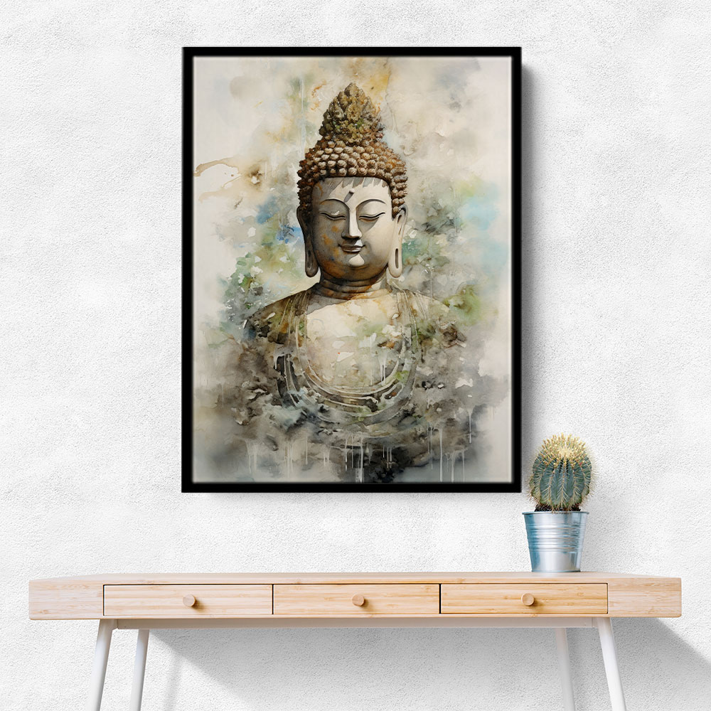 Buddha Water Color Wall Art
