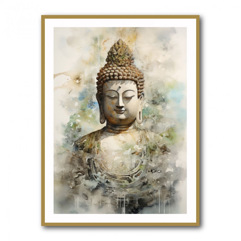 Buddha Water Color Wall Art Buddha Water Color Wall Art