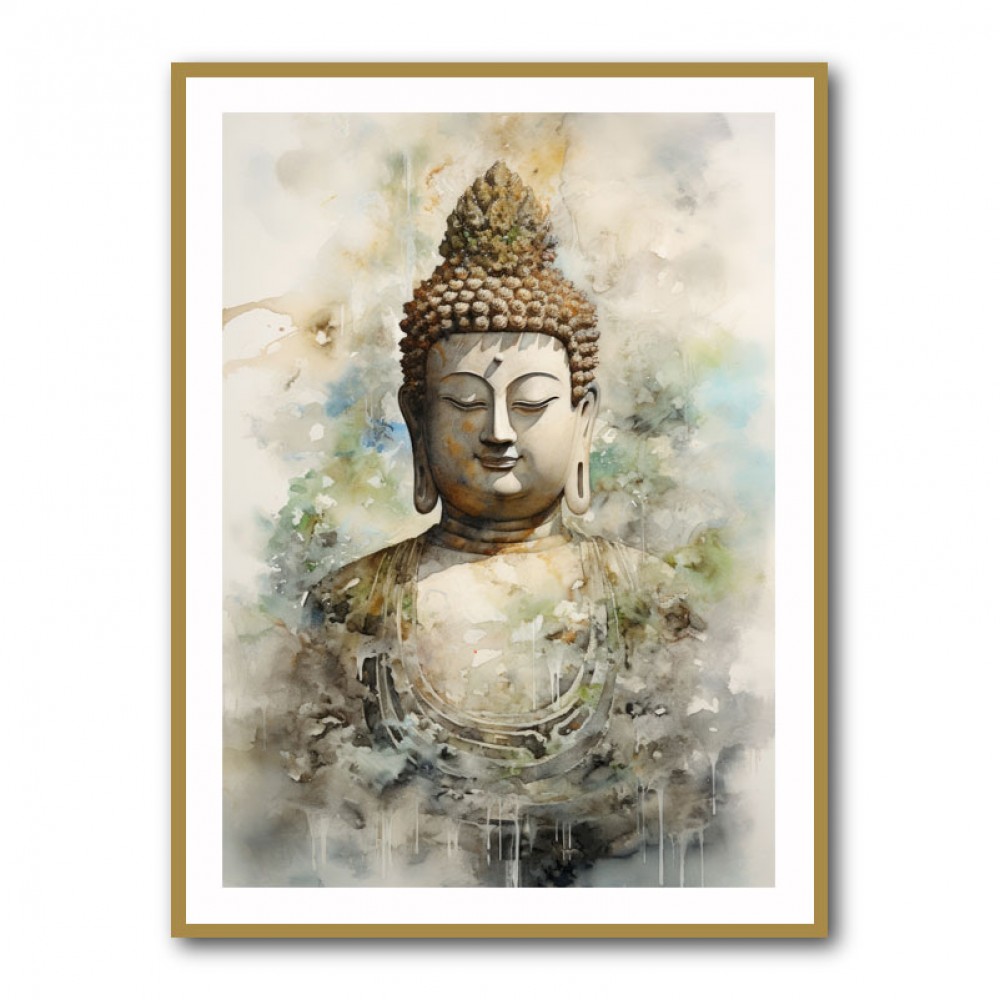 Buddha Water Color Wall Art