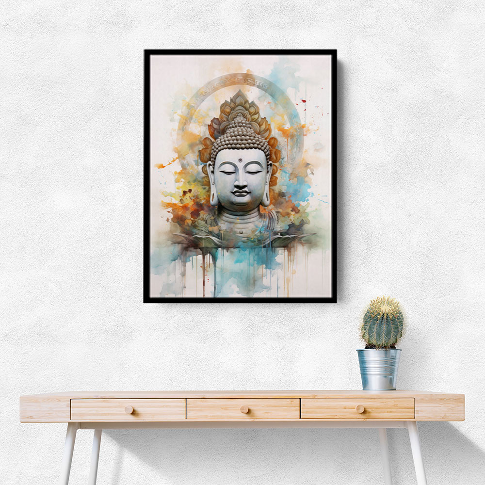 Buddha Water Color 3 Wall Art