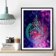 Ayatul Kursi Abstract Calligraphy