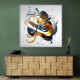 Abstract Gold & Blue 2 Arabic Calligraphy