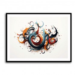 Abstract Calligraphy 9 Wall Art