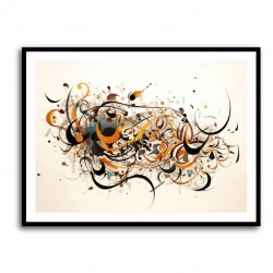 Abstract Calligraphy 12 Wall Art