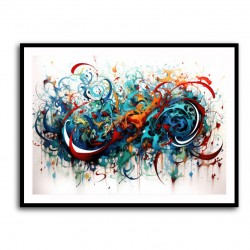 Abstract Calligraphy 13 Wall Art