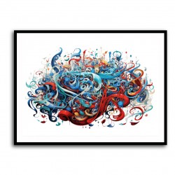 Abstract Calligraphy 15 Wall Art