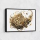 Abstract Calligraphy Buildings Wall Art Abstract Calligraphy Buildings Wall Art