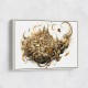 Abstract Calligraphy Buildings Wall Art Abstract Calligraphy Buildings Wall Art