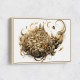 Abstract Calligraphy Buildings Wall Art Abstract Calligraphy Buildings Wall Art