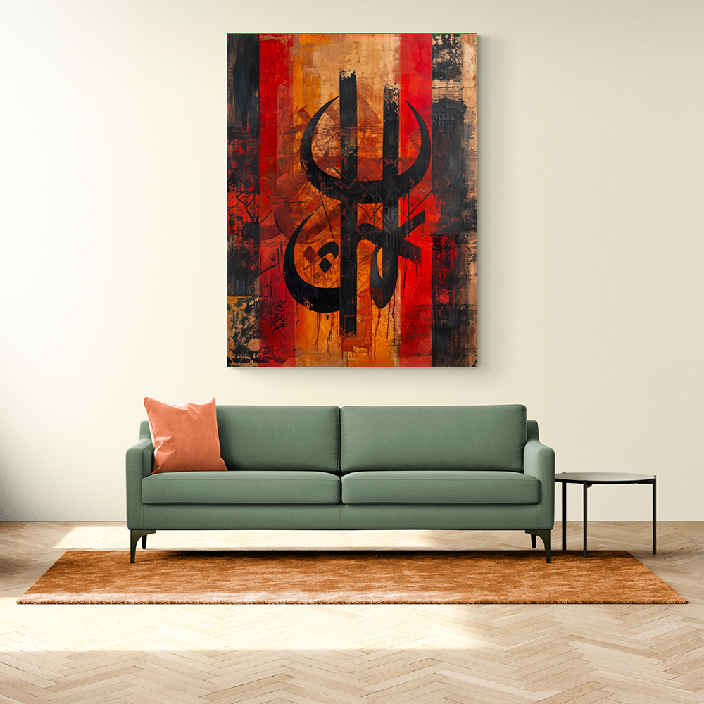 Abstract Style Islamic Calligraphy