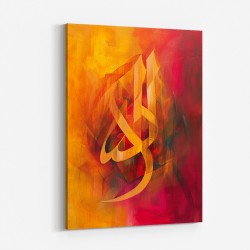 Gold and Yellow Abstract Symbol Calligraphy