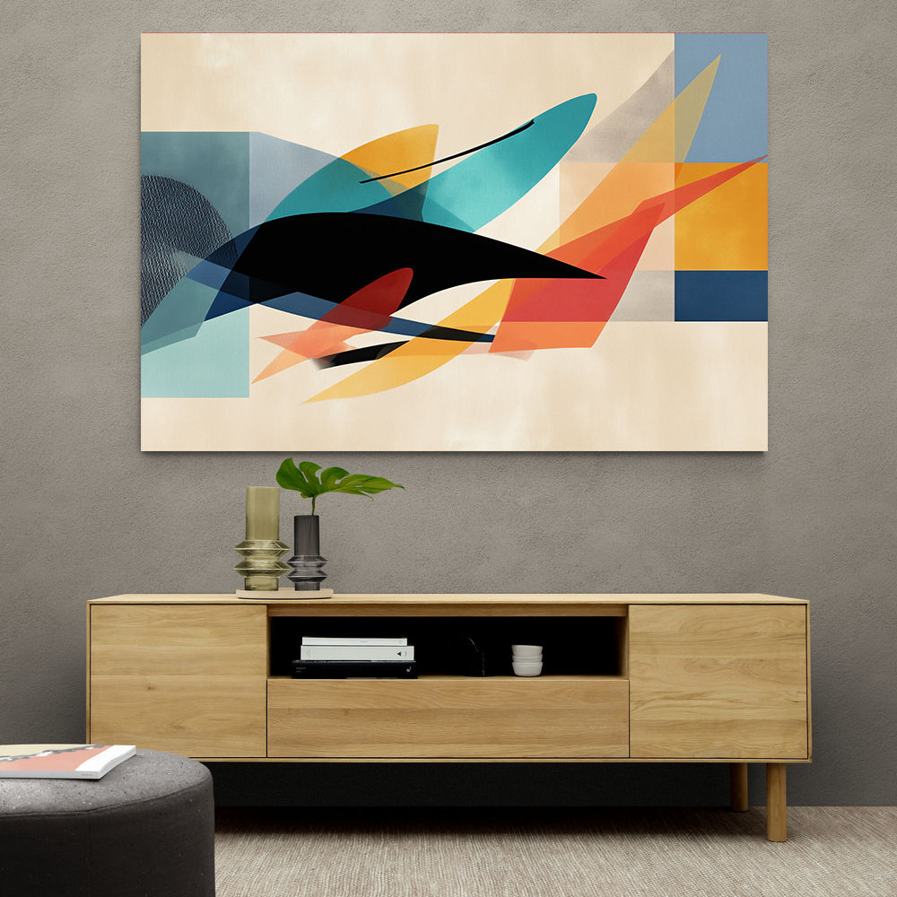 Vibrant Geometric Fusion Modern Abstract Arabic Calligraphy Wall Art Vibrant Geometric Fusion Modern Abstract Arabic Calligraphy Wall Art