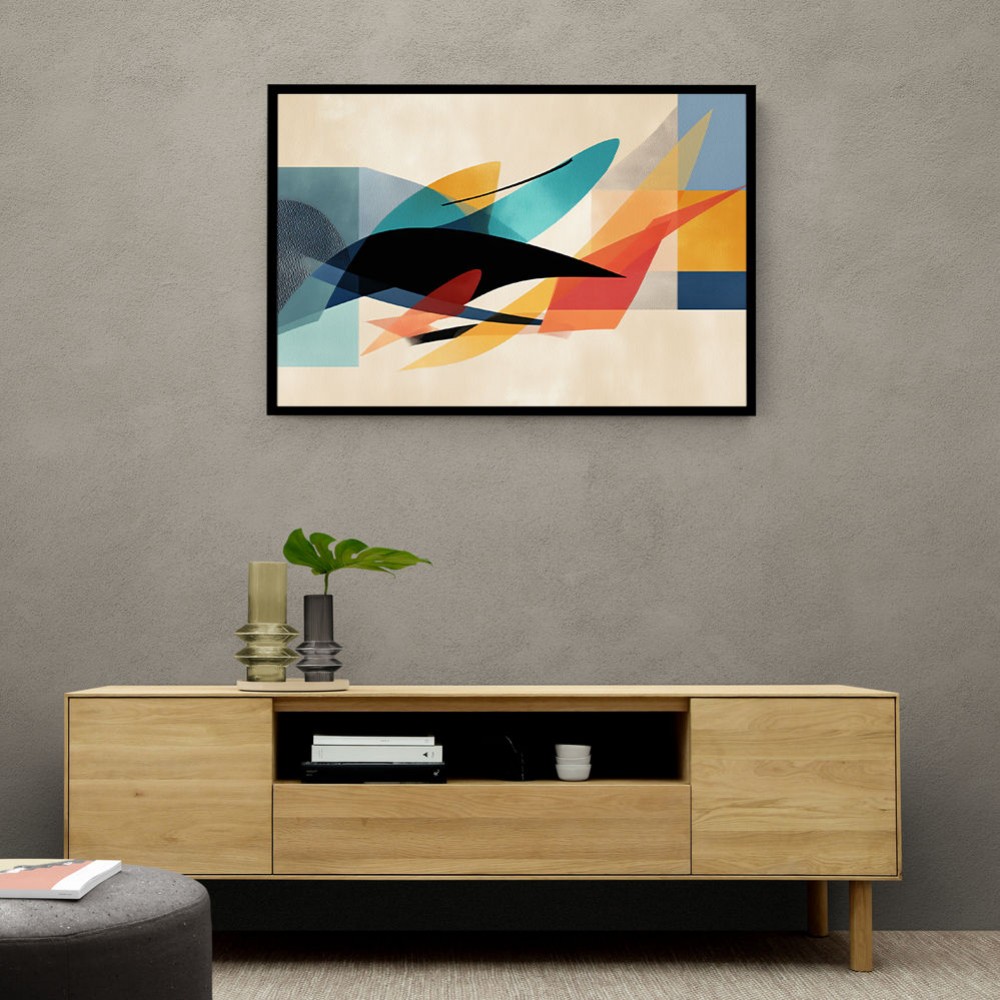 Vibrant Geometric Fusion Modern Abstract Arabic Calligraphy Wall Art Vibrant Geometric Fusion Modern Abstract Arabic Calligraphy Wall Art