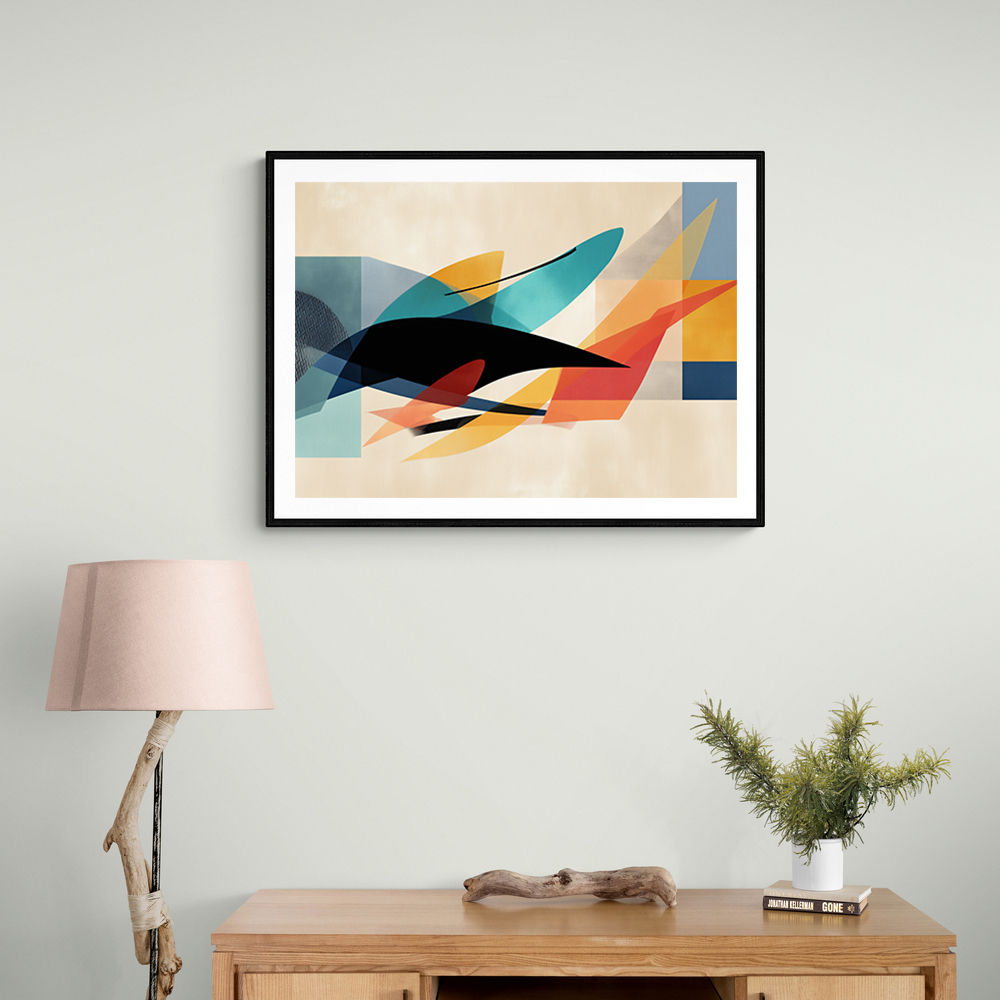 Vibrant Geometric Fusion Modern Abstract Arabic Calligraphy Wall Art Vibrant Geometric Fusion Modern Abstract Arabic Calligraphy Wall Art