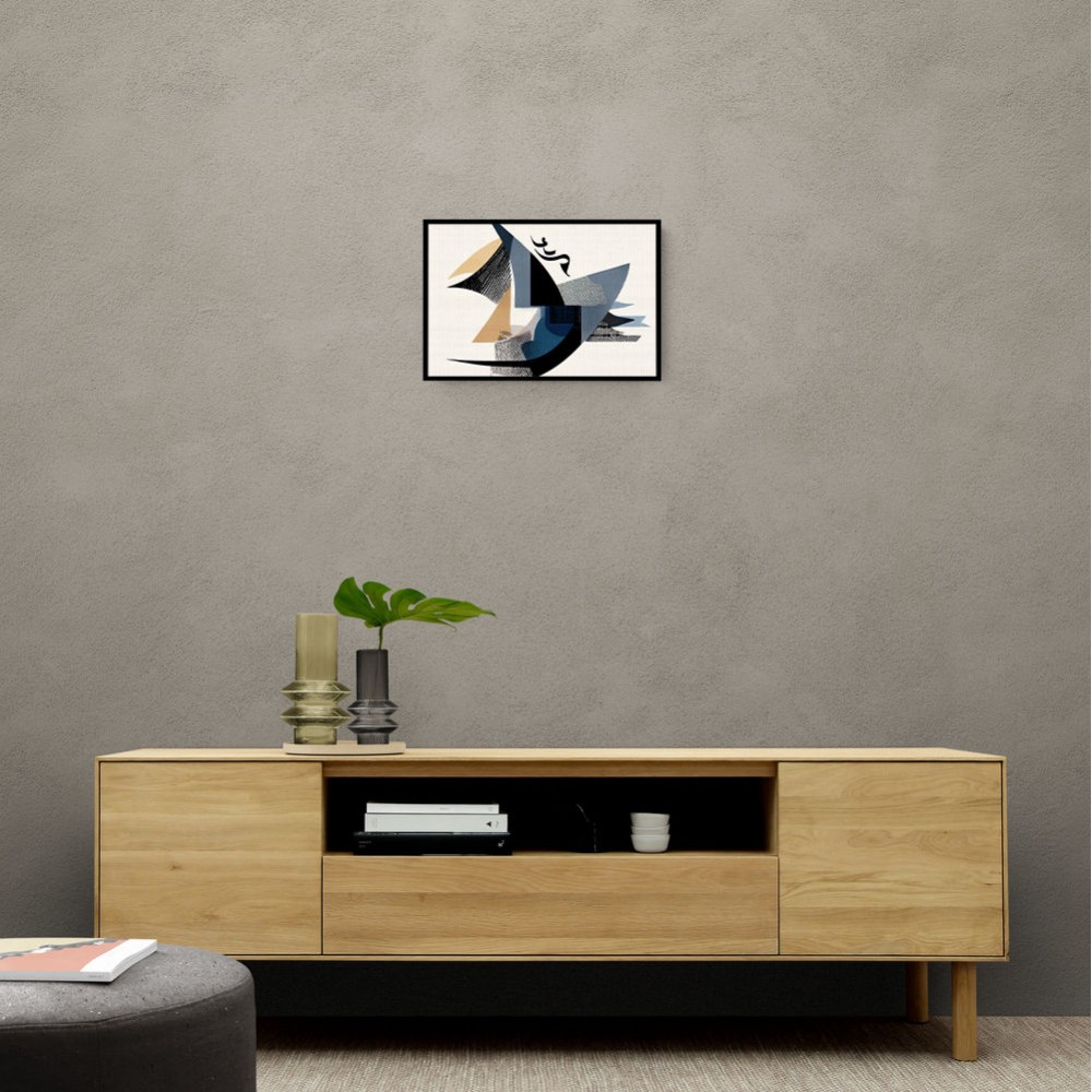 Contemporary Modern Abstract Islamic Art in Neutral Tones Contemporary Modern Abstract Islamic Art in Neutral Tones