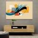 Modern Arabic Calligraphy Abstract – Teal, Gold & Red Geometric Flow 2 Wall Art Modern Arabic Calligraphy Abstract – Teal, Gold & Red Geometric Flow 2 Wall Art