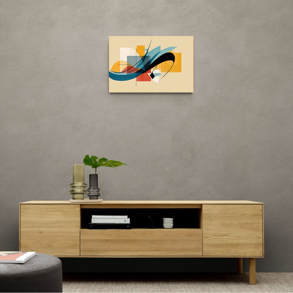 Modern Arabic Calligraphy Abstract – Teal, Gold & Red Geometric Flow 2 Wall Art Modern Arabic Calligraphy Abstract – Teal, Gold & Red Geometric Flow 2 Wall Art