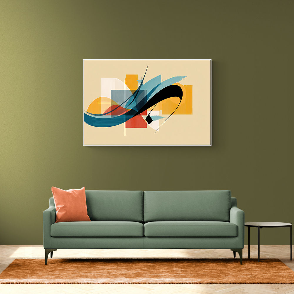 Modern Arabic Calligraphy Abstract – Teal, Gold & Red Geometric Flow 2 Wall Art Modern Arabic Calligraphy Abstract – Teal, Gold & Red Geometric Flow 2 Wall Art