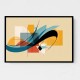 Modern Arabic Calligraphy Abstract – Teal, Gold & Red Geometric Flow 2 Wall Art Modern Arabic Calligraphy Abstract – Teal, Gold & Red Geometric Flow 2 Wall Art