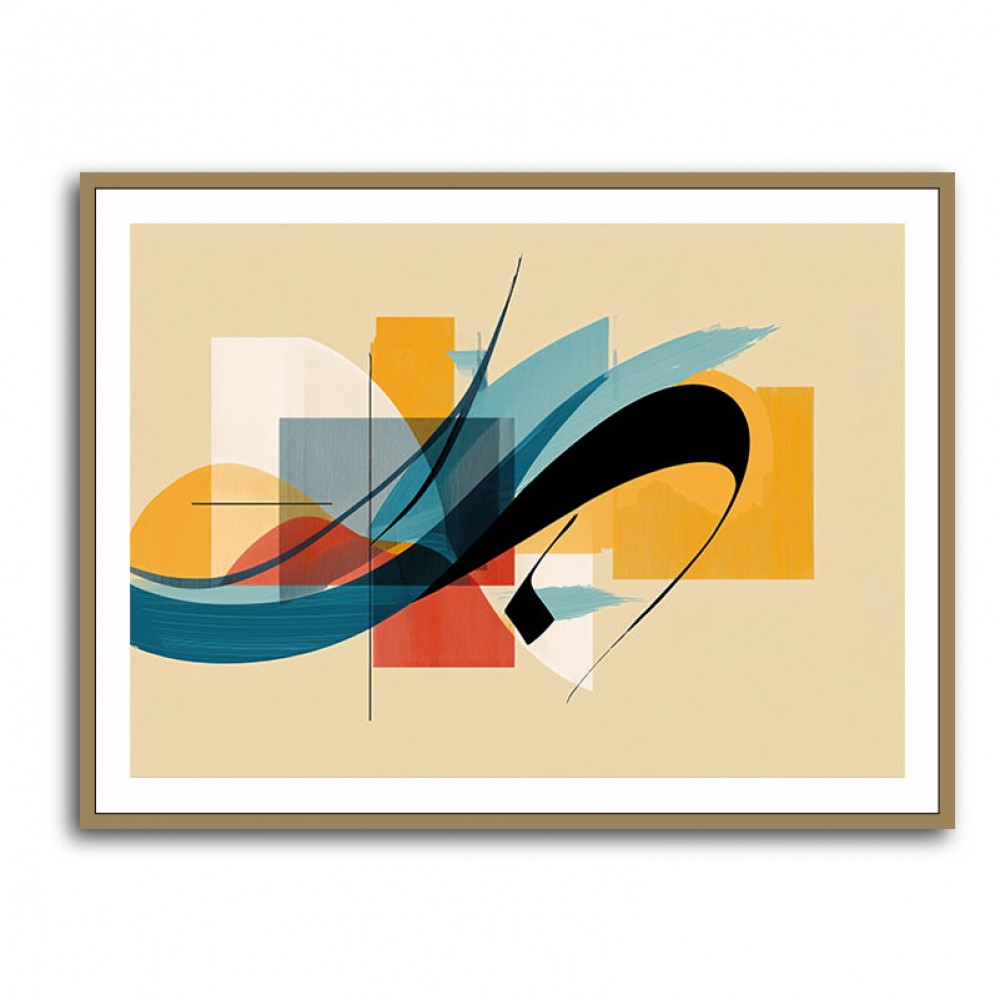 Modern Arabic Calligraphy Abstract – Teal, Gold & Red Geometric Flow 2 Wall Art Modern Arabic Calligraphy Abstract – Teal, Gold & Red Geometric Flow 2 Wall Art