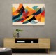 Vibrant Multicolor Contemporary Modern Abstract Arabic Calligraphy Wall Art Vibrant Multicolor Contemporary Modern Abstract Arabic Calligraphy Wall Art