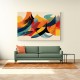 Vibrant Multicolor Contemporary Modern Abstract Arabic Calligraphy Wall Art Vibrant Multicolor Contemporary Modern Abstract Arabic Calligraphy Wall Art