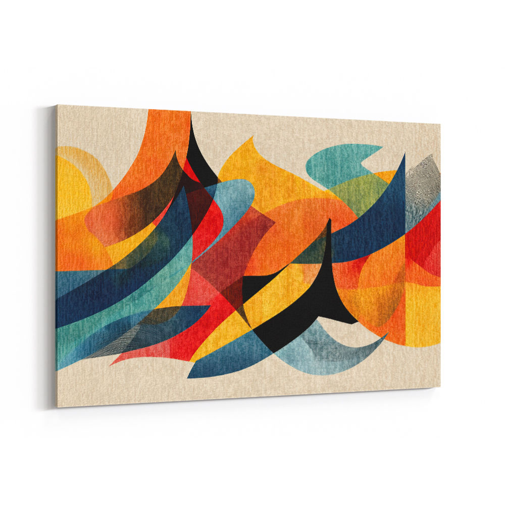 Vibrant Multicolor Contemporary Modern Abstract Arabic Calligraphy Wall Art Vibrant Multicolor Contemporary Modern Abstract Arabic Calligraphy Wall Art
