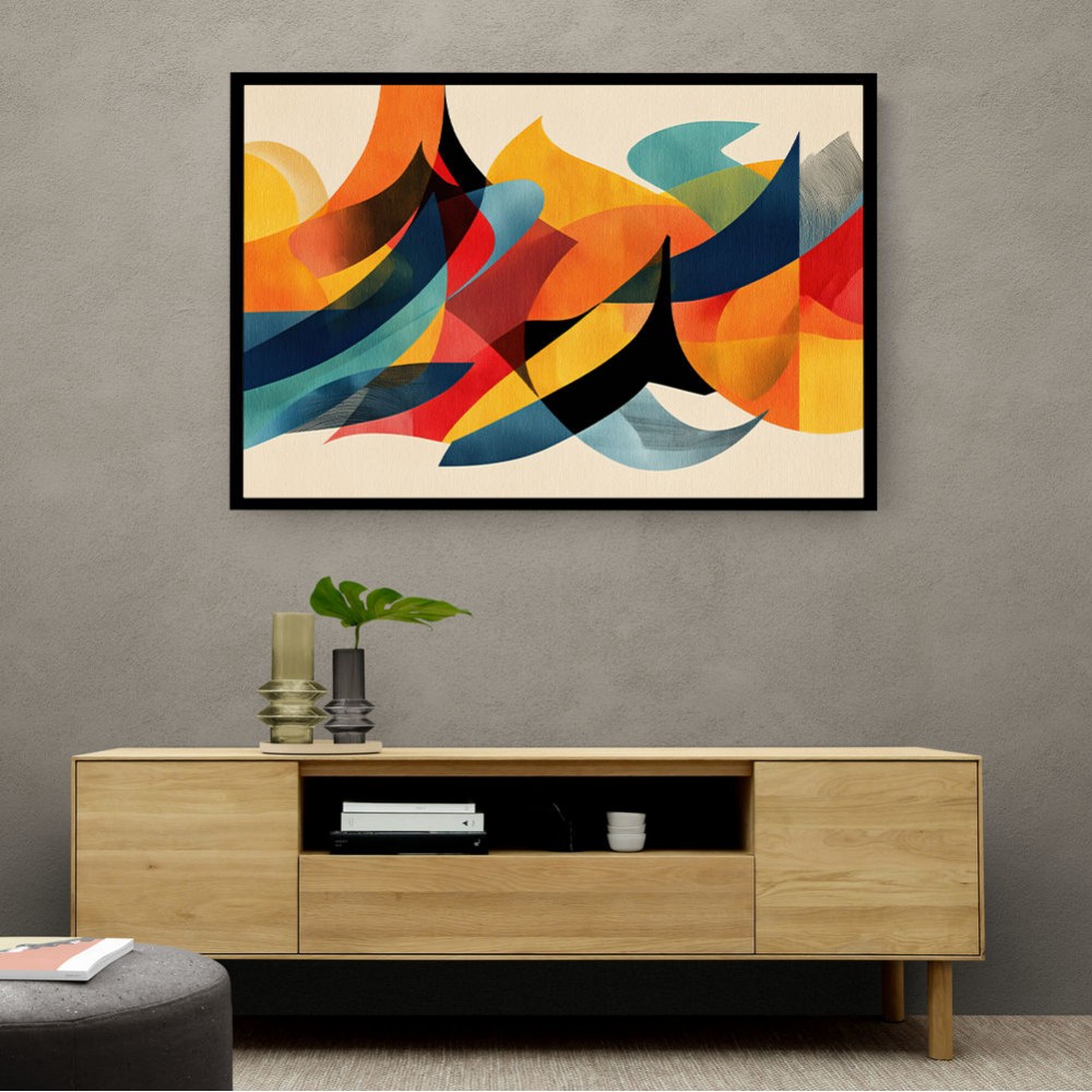 Vibrant Multicolor Contemporary Modern Abstract Arabic Calligraphy Wall Art Vibrant Multicolor Contemporary Modern Abstract Arabic Calligraphy Wall Art