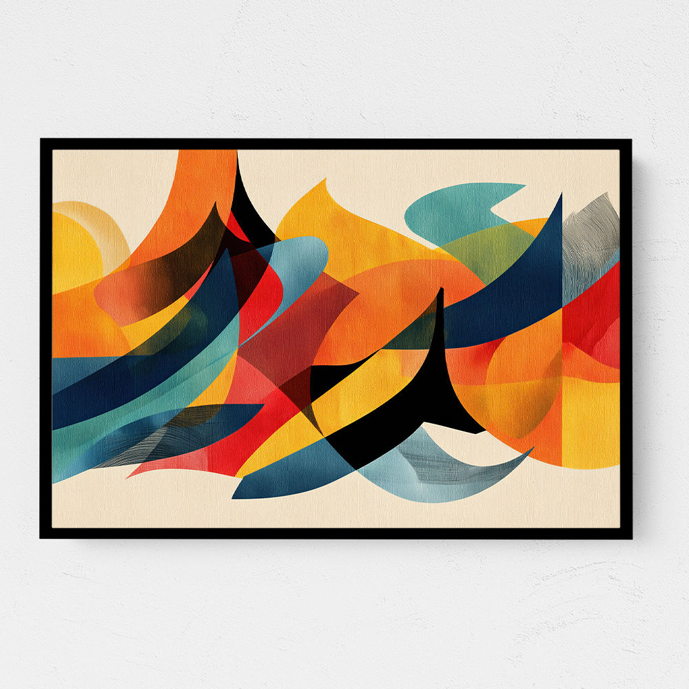 Vibrant Multicolor Contemporary Modern Abstract Arabic Calligraphy Wall Art Vibrant Multicolor Contemporary Modern Abstract Arabic Calligraphy Wall Art