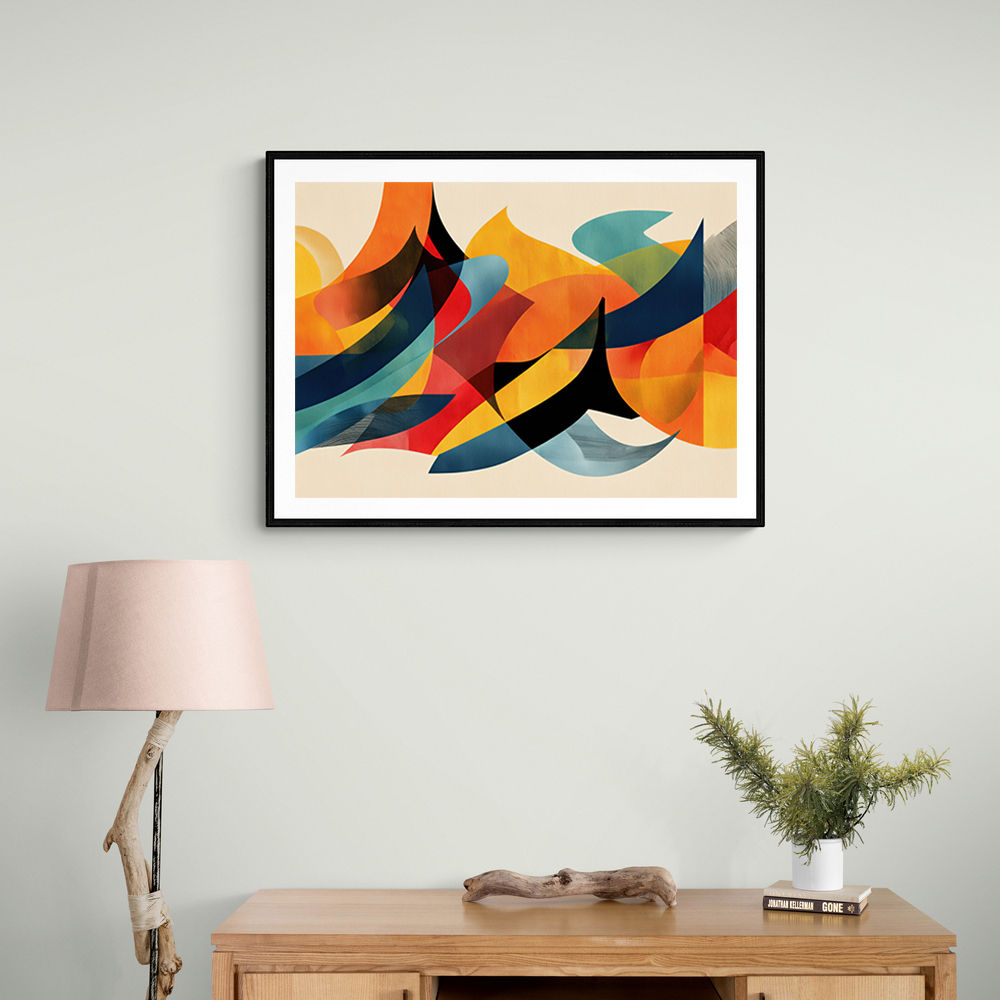 Vibrant Multicolor Contemporary Modern Abstract Arabic Calligraphy Wall Art Vibrant Multicolor Contemporary Modern Abstract Arabic Calligraphy Wall Art