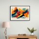 Vibrant Multicolor Contemporary Modern Abstract Arabic Calligraphy Wall Art Vibrant Multicolor Contemporary Modern Abstract Arabic Calligraphy Wall Art