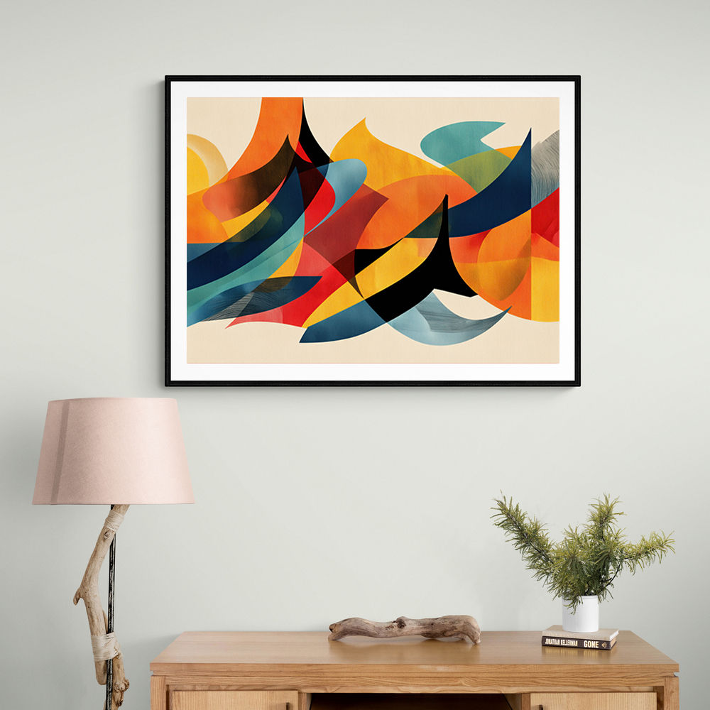Vibrant Multicolor Contemporary Modern Abstract Arabic Calligraphy Wall Art Vibrant Multicolor Contemporary Modern Abstract Arabic Calligraphy Wall Art