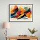 Vibrant Multicolor Contemporary Modern Abstract Arabic Calligraphy Wall Art Vibrant Multicolor Contemporary Modern Abstract Arabic Calligraphy Wall Art