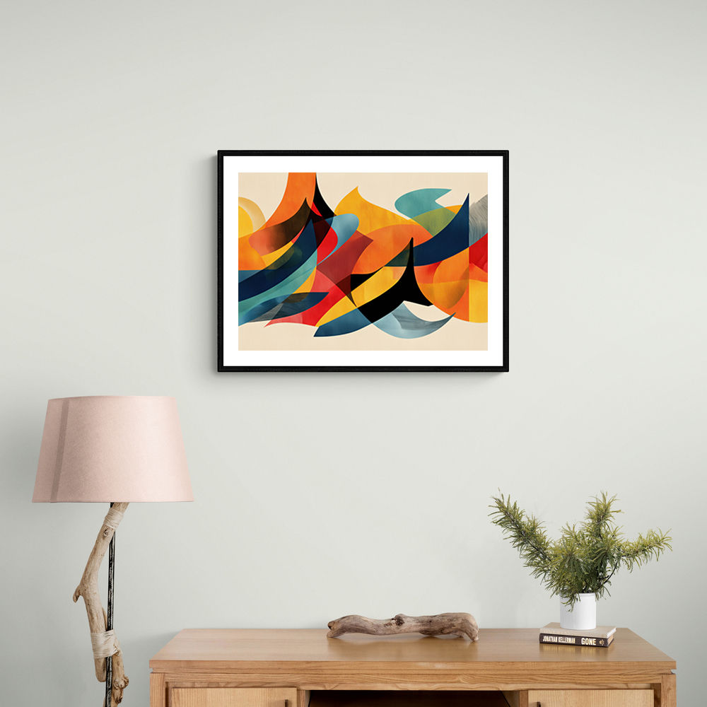 Vibrant Multicolor Contemporary Modern Abstract Arabic Calligraphy Wall Art Vibrant Multicolor Contemporary Modern Abstract Arabic Calligraphy Wall Art