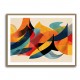 Vibrant Multicolor Contemporary Modern Abstract Arabic Calligraphy Wall Art Vibrant Multicolor Contemporary Modern Abstract Arabic Calligraphy Wall Art