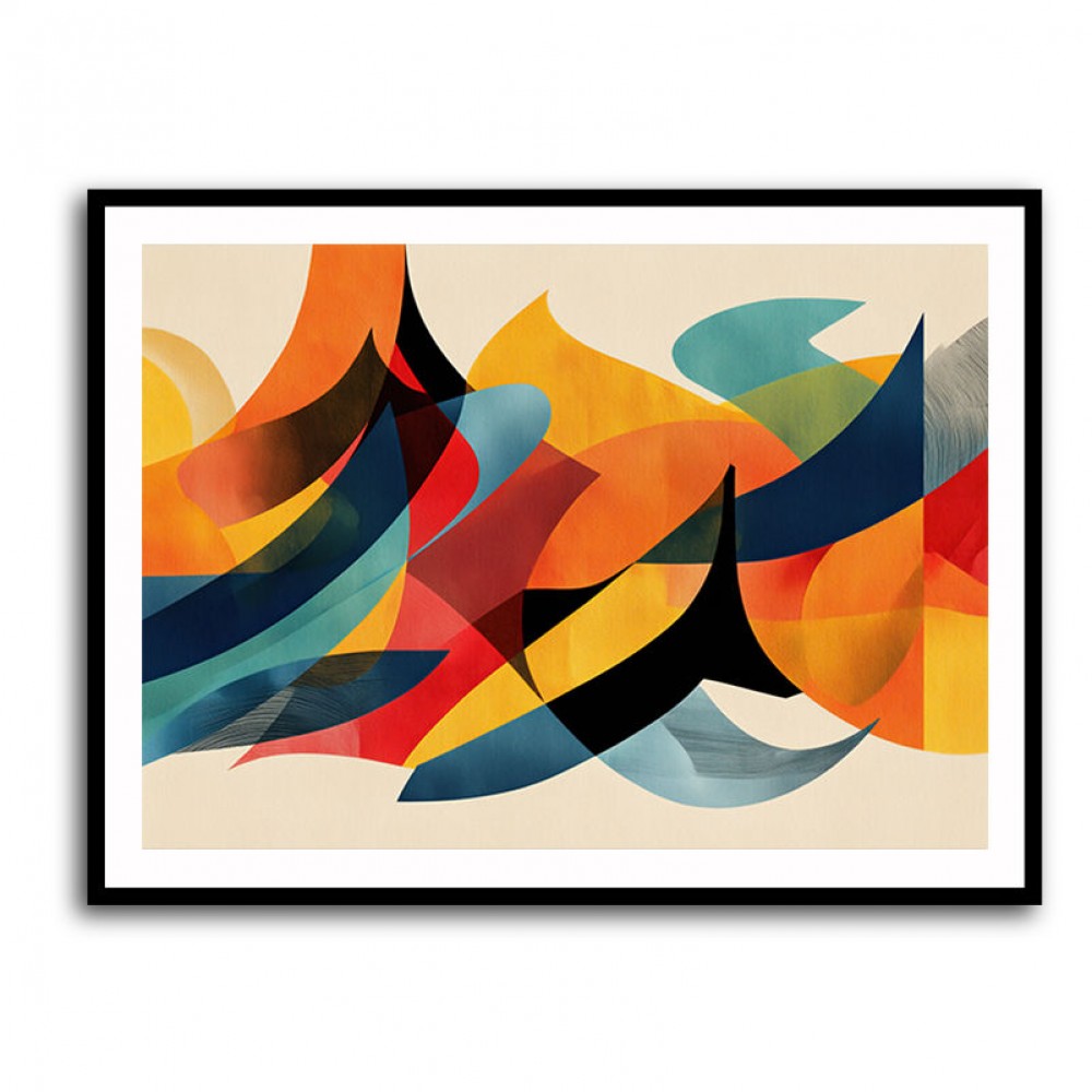 Vibrant Multicolor Contemporary Modern Abstract Arabic Calligraphy Wall Art Vibrant Multicolor Contemporary Modern Abstract Arabic Calligraphy Wall Art