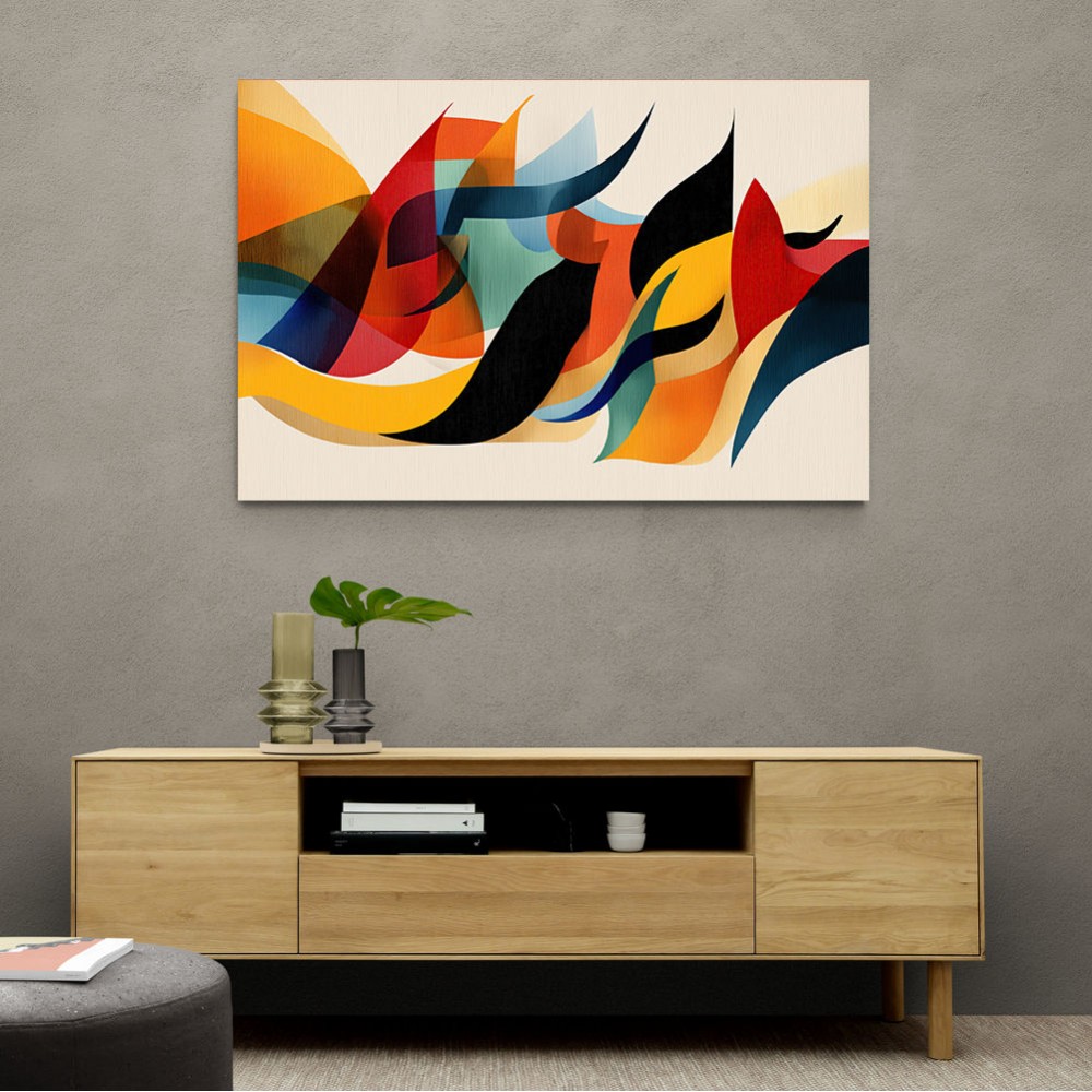 Vibrant Multicolor Contemporary Modern Abstract Arabic Calligraphy Wall Art 2 Vibrant Multicolor Contemporary Modern Abstract Arabic Calligraphy Wall Art 2