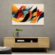 Vibrant Multicolor Contemporary Modern Abstract Arabic Calligraphy Wall Art 2 Vibrant Multicolor Contemporary Modern Abstract Arabic Calligraphy Wall Art 2