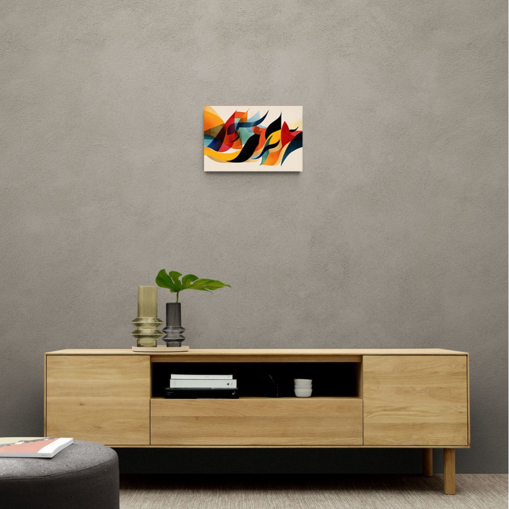 Vibrant Multicolor Contemporary Modern Abstract Arabic Calligraphy Wall Art 2 Vibrant Multicolor Contemporary Modern Abstract Arabic Calligraphy Wall Art 2