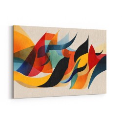 Vibrant Multicolor Contemporary Modern Abstract Arabic Calligraphy Wall Art 2
