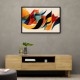 Vibrant Multicolor Contemporary Modern Abstract Arabic Calligraphy Wall Art 2 Vibrant Multicolor Contemporary Modern Abstract Arabic Calligraphy Wall Art 2