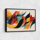 Vibrant Multicolor Contemporary Modern Abstract Arabic Calligraphy Wall Art 2 Vibrant Multicolor Contemporary Modern Abstract Arabic Calligraphy Wall Art 2